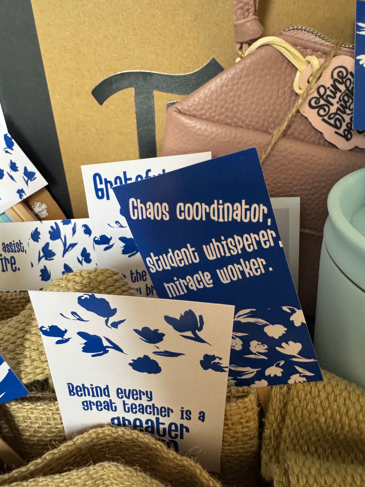 Teacher / TA box - we grow together