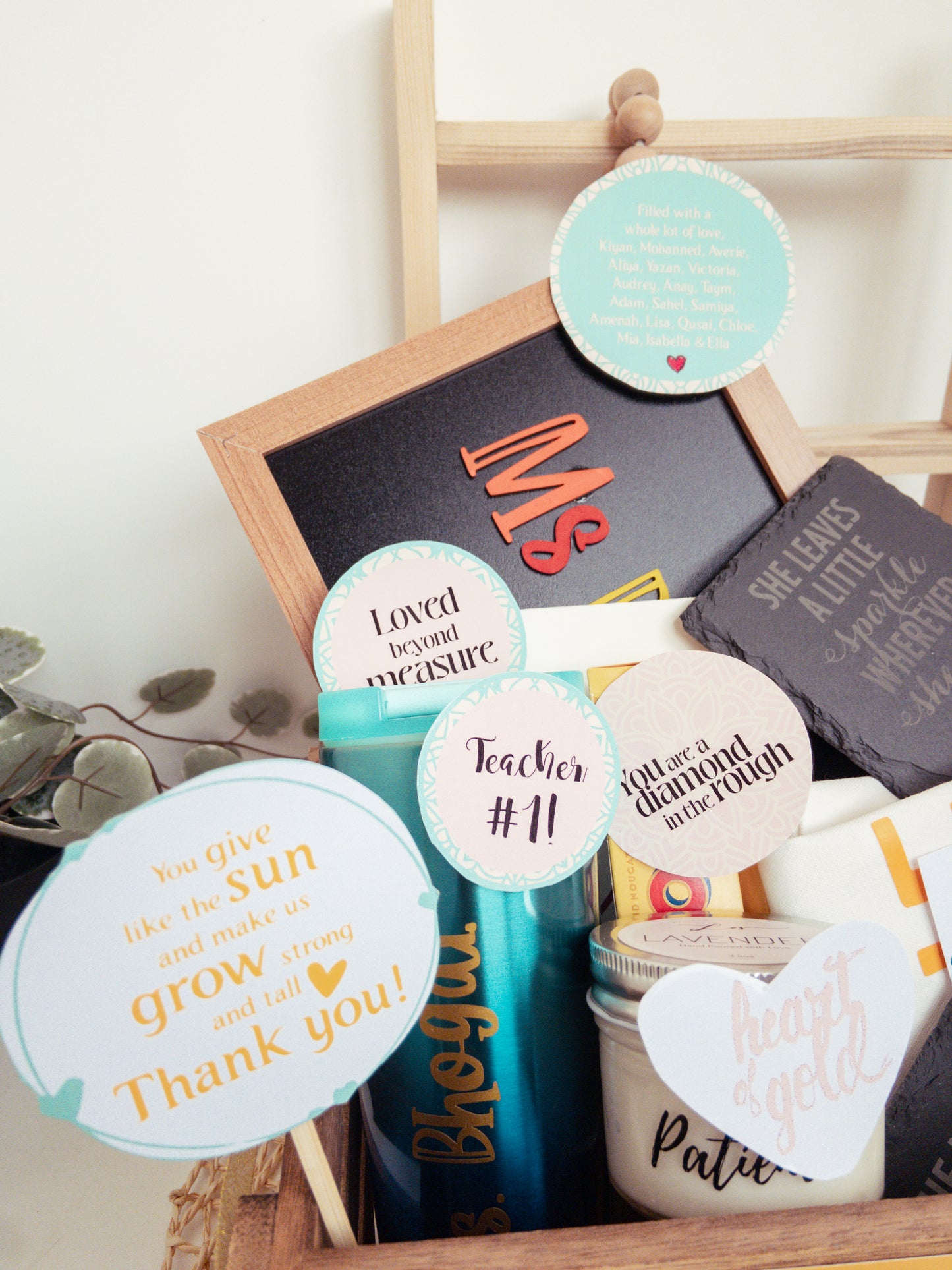 Teaching is a work of heart - Teal