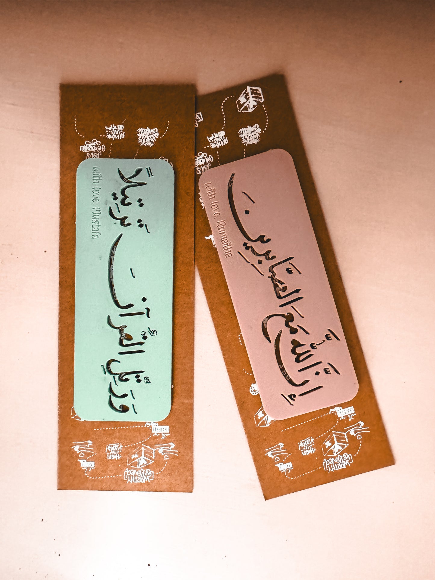 Acrylic bookmarks