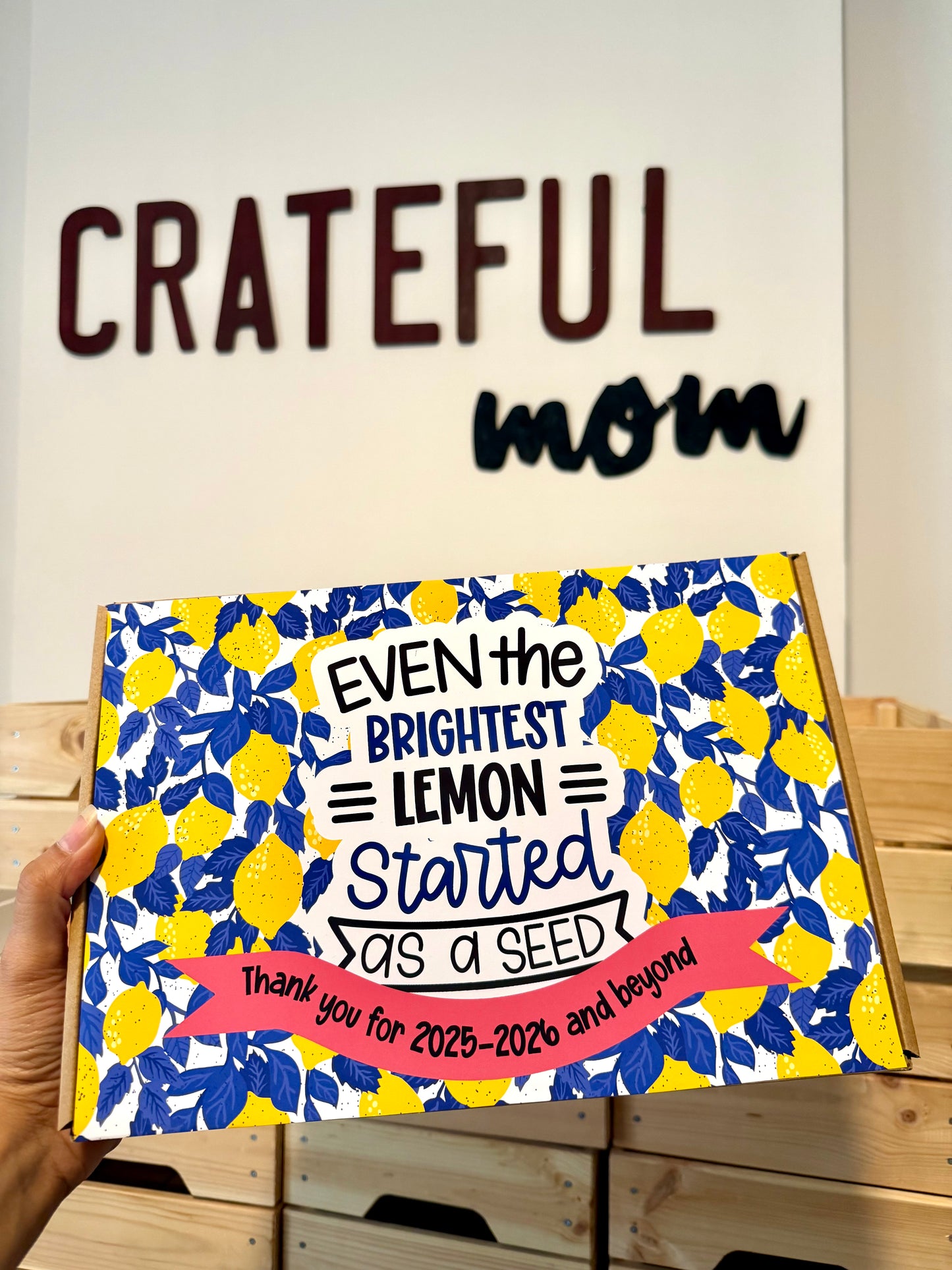 Brightest Lemon Teacher Crateful 🍋