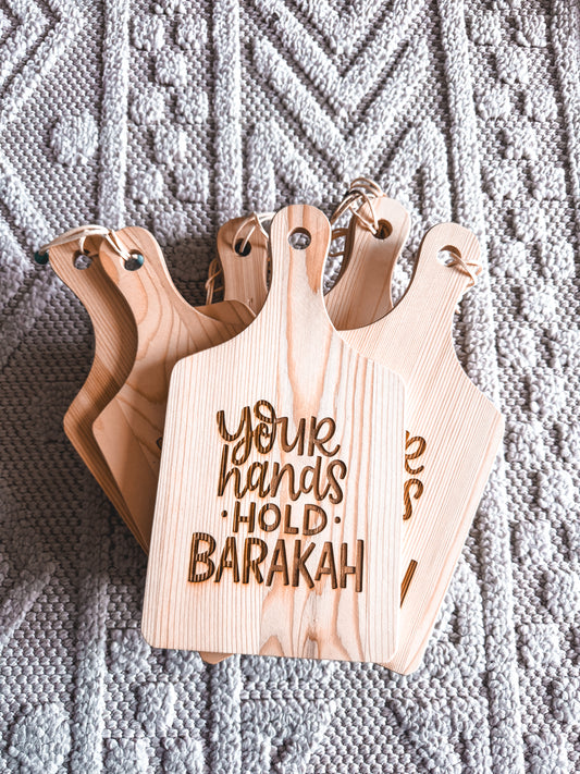 Your hands hold Barakah