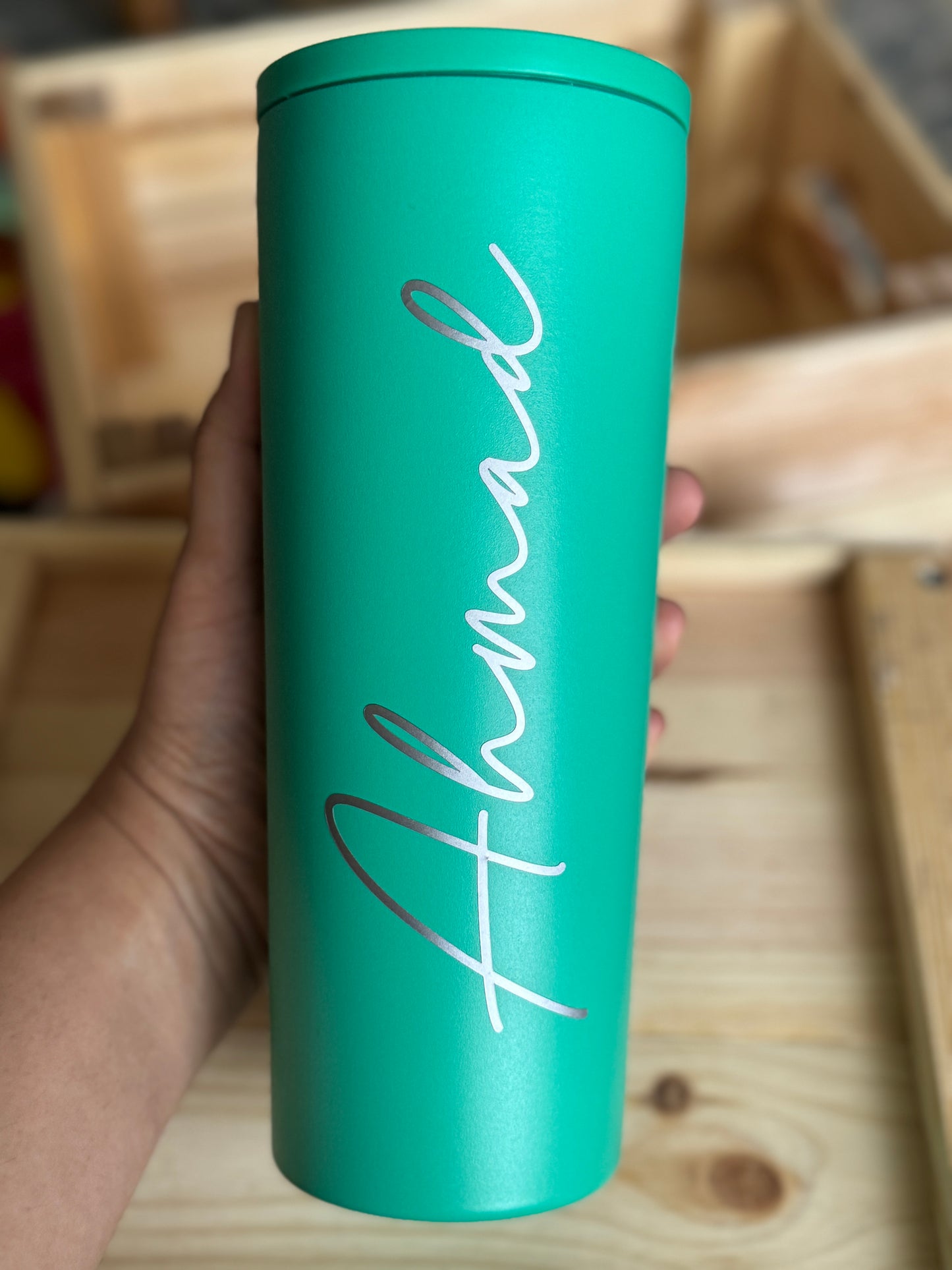 Double walled insulated tumblers