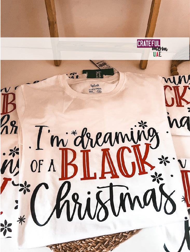 Christmas shirts Black/white