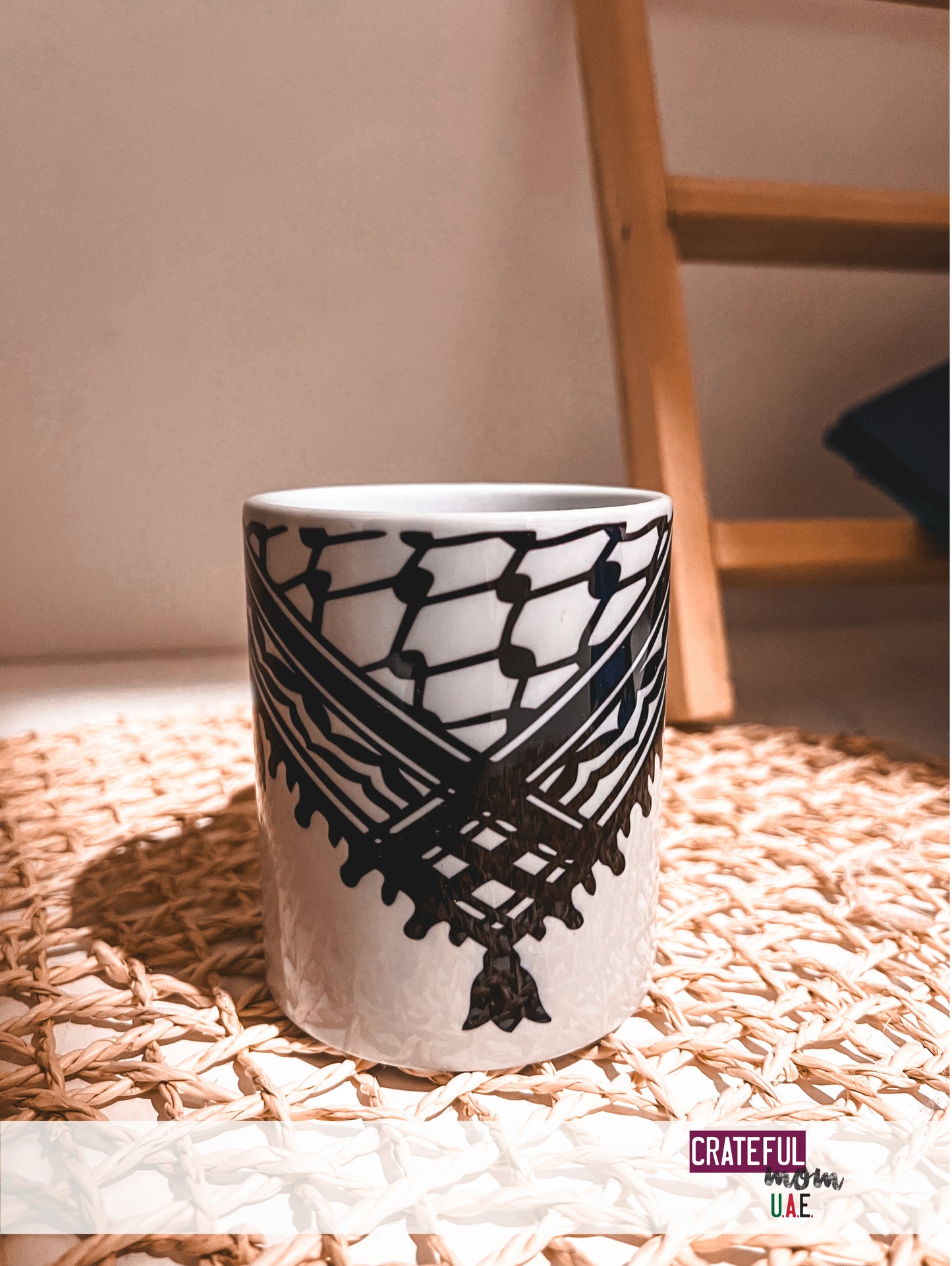 Palestinian keffiyeh mug